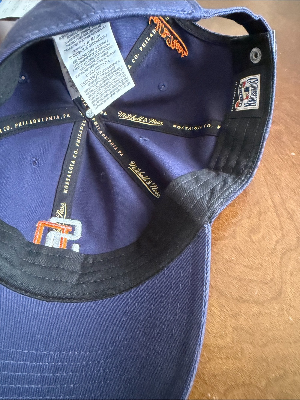 San Diego Padres Navy Cooperstown Insignia 1904 Dad Adjustable Hat - Picture 6 of 8